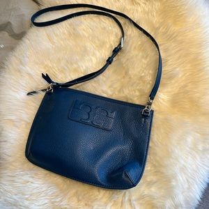Blue Tory Burch Cross Body Bag EUC